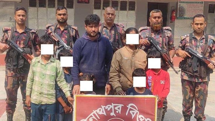 ঝিনাইদহ সীমান্তে ৭ ভারতীয় আটক