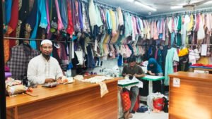 পবিত্র ঈদুল ফিতর ঈদ সামনে রেখে ব্যস্ত দর্জিরা