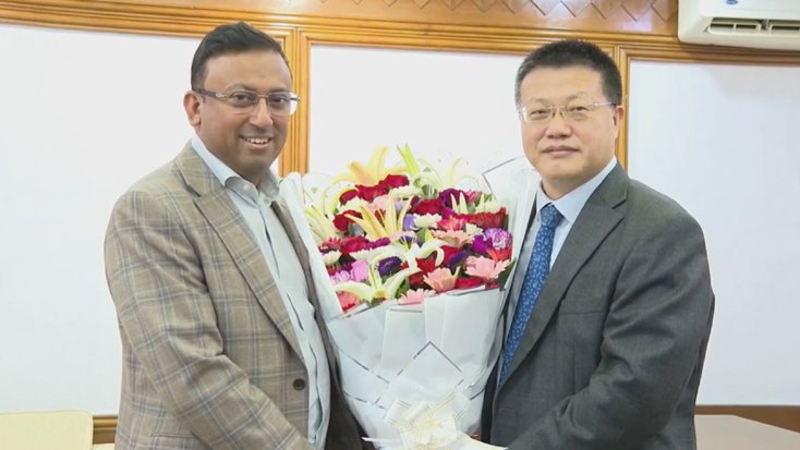 প্রধানমন্ত্রীর পররাষ্ট্র উপদেষ্টার সঙ্গে চীনা রাষ্ট্রদূতের সাক্ষাৎ