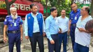 মেসার্স এলেঙ্গা ফিলিং স্টেশনকে ২৫ হাজার টাকা জরিমানা