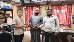 রামগড়ে সৌ‌দি’র খেজুর বিতরণ সমপন্ন