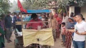 রায়গঞ্জে আশ্রয়ণ প্রকল্পে বসবাসকারী কর্মীর লাশ উদ্ধার