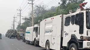 সলিমপুরে যৌথবাহিনী সদস্য নিয়ে অভিযান