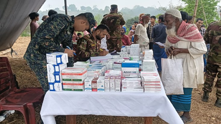 সিন্দুকছড়ি জোন কর্তৃক মেডিকেল ক্যাম্পেইন