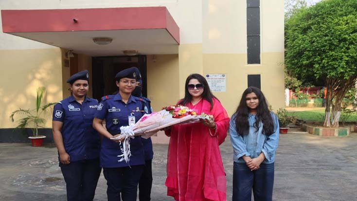 পুলিশ নারী কল্যাণ সমিতি পুনাক এর সভানেত্রীর দায়িত্ব গ্রহণ