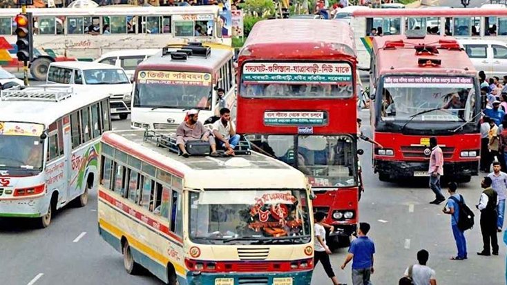 আজ থেকে গণপরিবহনে ভাড়া বাড়ল