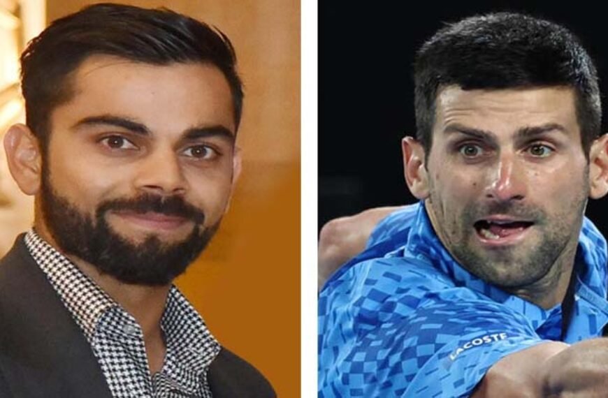 কোহলির জন্য ক্রিকেট অনুসরণ করেন জোকোভিচ