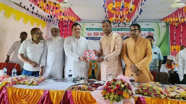 ঝিনাইগাতীতে কো-অপারেটিভ ক্রেডিট ইউনিয়নের বার্ষিক সভা অনুষ্ঠিত