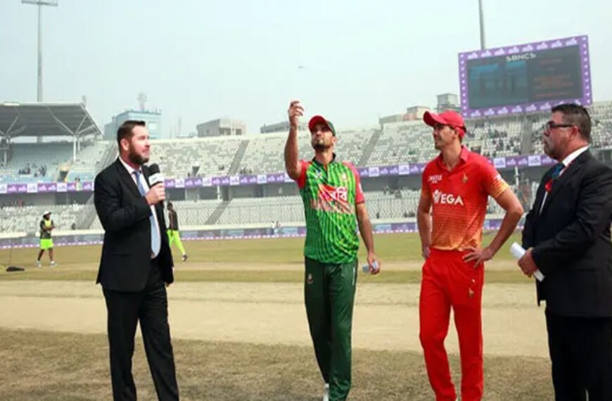 টস জিতে বোলিংয়ে বাংলাদেশ