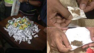 টেইলার্সের আড়ালে মাদক বিক্রি চানাচুরের প্যাকেটে