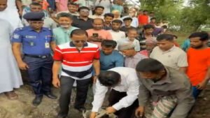 নোয়াখালীর চাটখিলে খাল পুনঃখনন কর্মসূচির উদ্বোধন