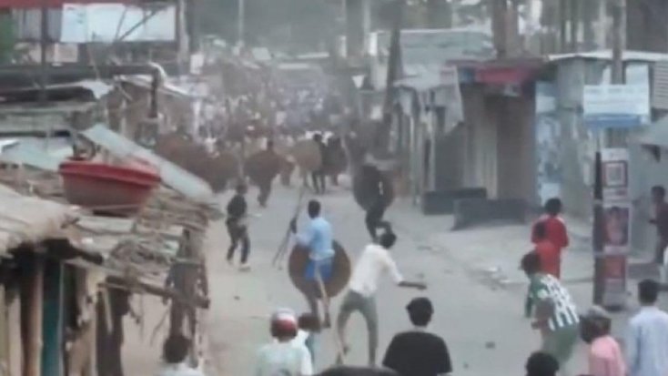 ফরিদপুরে বিস্তারকে কেন্দ্র করে চার গ্রামবাসীর সংঘর্ষ, আহত শতাধিক