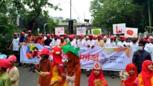 রাজধানীতে জামায়াতে ইসলামীর বৈশাখী শোভাযাত্রা