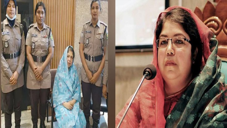 শিরীন শারমিনকে ডিবি কার্যালয়ে নেওয়া হয়েছে