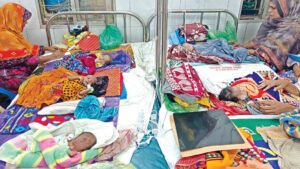 হামের ভয়াবহ প্রাদুর্ভাব, চ্যালেঞ্জের মুখে হাসপাতালের সেবা