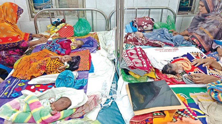 হামের ভয়াবহ প্রাদুর্ভাব, চ্যালেঞ্জের মুখে হাসপাতালের সেবা