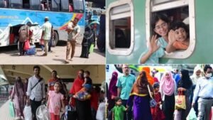 ঈদ উপলক্ষে রাজধানী ছাড়ছে ঘরমুখো মানুষ