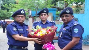 খাগড়াছড়ি জেলা পুলিশ সুপারের পানছড়ি থানা ও খুনের ঘটনাস্থল পরিদর্শন