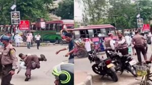 গুলিস্তানে হাতাহাতি করা ২ কনস্টেবল সাময়িক বরখাস্ত