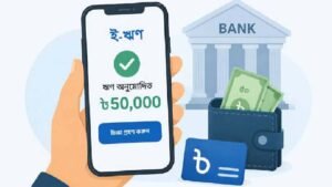 ঘরে বসেই নিতে পারবেন ৫০ হাজার টাকা পর্যন্ত ঋণ