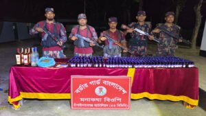 চাঁপাইনবাবগঞ্জ বিজিবির অভিযান বিপুল পরিমাণ মাদক জব্দ