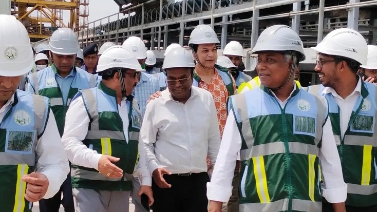 রামপাল তাপবিদ্যুৎকেন্দ্র পরিদর্শন করলেন প্রতিমন্ত্রী‎
