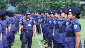 সিরাজগঞ্জ জেলা পুলিশের সাপ্তাহিক মাস্টার প্যারেড অনুষ্ঠিত