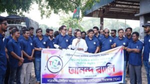 সিরাজগঞ্জে টেলিভিশন ক্যামেরা জার্নালিস্ট অ্যাসোসিয়েশনের আনন্দ র‍্যালি