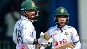 সিলেট টেস্টে ২৪৯ রানের লিড নিয়ে লাঞ্চে বাংলাদেশ