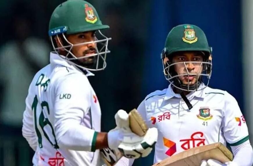 সিলেট টেস্টে ২৪৯ রানের লিড নিয়ে লাঞ্চে বাংলাদেশ