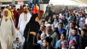 ঈদের ছুটি শেষে রাজধানী মুখী মানুষের ঢল