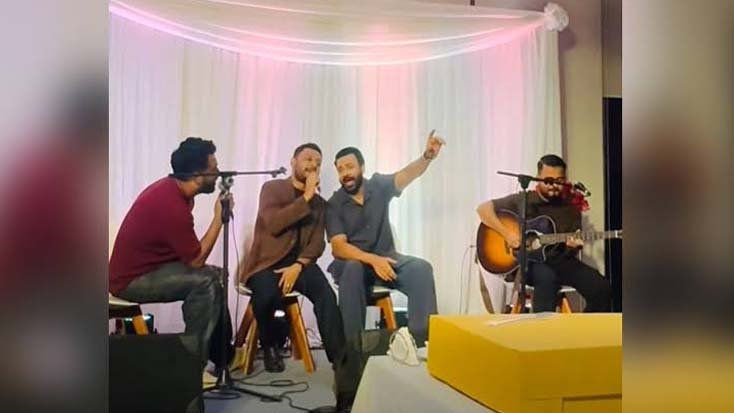 এক মঞ্চে দুই ‘রকস্টার’ সানির সঙ্গে কণ্ঠ মেলালেন শাকিব