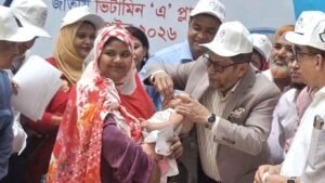 ভিটামিন এ ক্যাপসুলের পর্যাপ্ত মজুত রয়েছে