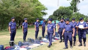 রাঙ্গামাটিতে জেলা পুলিশের মাস্টার প্যারেড অনুষ্ঠিত