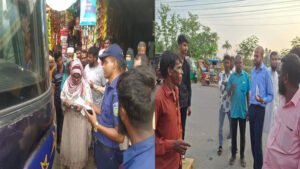 সড়ক পরিবহন আইন বাস্তবায়নে শেরপুর জেলায় মোবাইল কোর্ট