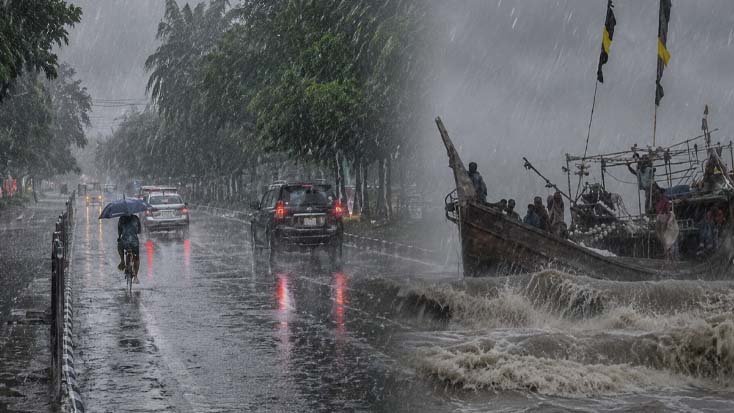 সন্ধ্যার মধ্যে দেশের ঝড়ের আশঙ্কা
