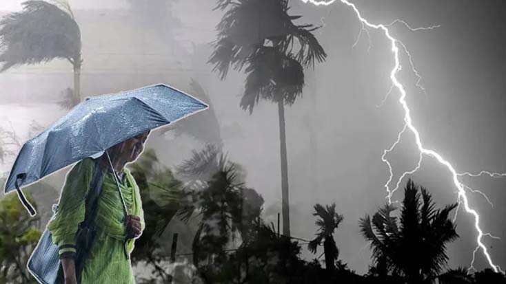 সন্ধ্যার মধ্যে যেসব জেলায় ঝড়ের পূর্বাভাস