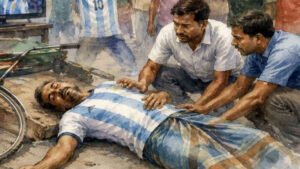 আর্জেন্টিনার ফুটবল ম্যাচ জয়ের পর অতিরিক্ত উল্লাসে জর্দা খেয়ে ভ্যানচালকের মৃত্যু