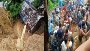 উখিয়ার রোহিঙ্গা ক্যাম্পে পাহাড় ধসে ৫ শিক্ষার্থীর মৃত্যু