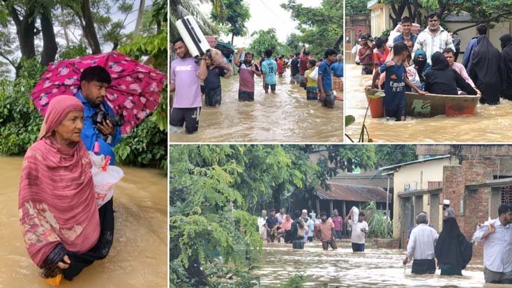 চট্টগ্রাম বিভাগে বন্যায় মৃত্যু বেড়ে ৩৯, ক্ষতিগ্রস্ত ৯ লাখের বেশি মানুষ