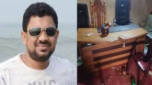 ময়মনসিংহে মাদকের আস্তানা গুঁড়িয়ে দিল এলাকাবাসী