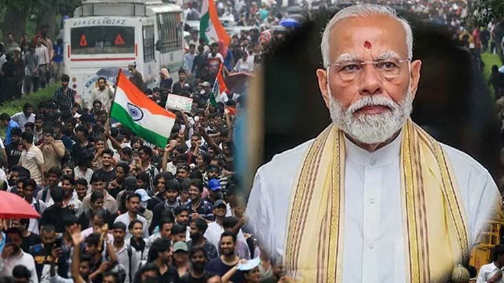 যন্তর মন্তরে বিক্ষোভ শিক্ষার্থীদের যে বার্তা দিলেন মোদি