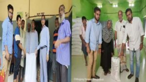 রামগড়ে দূর্যোগে ক্ষতিগ্রস্ত পরিবারের মাঝে ত্রাণ সামগ্রী বিতরন