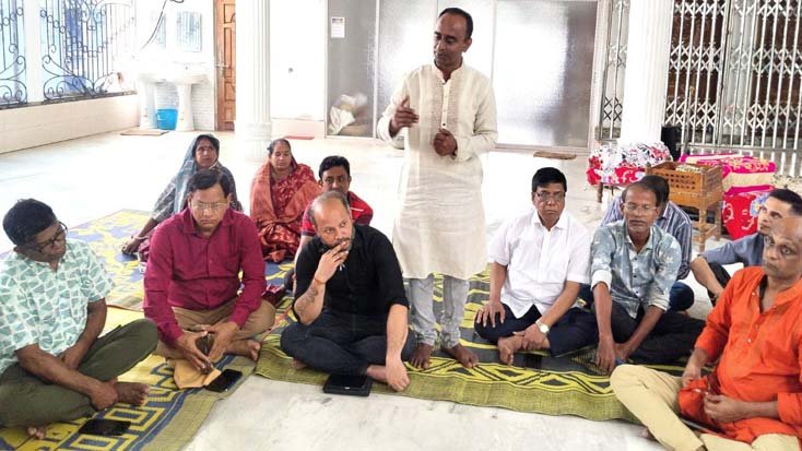 সুনামগঞ্জ জেলা জাতীয়তাবাদি পূজা উদযাপন ফ্রন্টের উদ্যোগে বর্ধিত সভা অনুষ্ঠিত