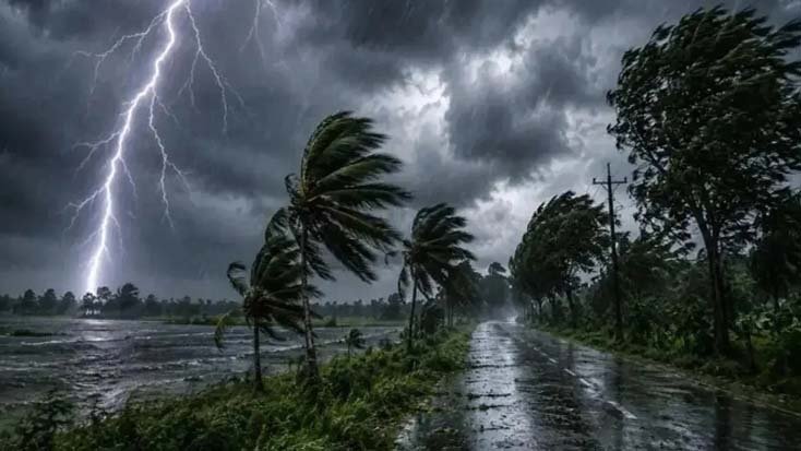 ১৯ জেলায় বজ্রসহ ঝড়-বৃষ্টির সম্ভাবনা