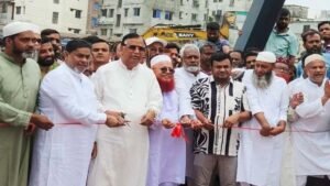 কামরাঙ্গীরচরের ঐতিহ্যবাহী লোহার ব্রিজ সংস্কার শেষে উদ্বোধন